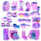 Kit Cozinha Infantil Xícara Microondas Air Fryer Jarra 47pç