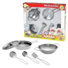 Kit Cozinha Inox Tacho C/ Acess. - Braskit Kit Cozinha Inox Tacho C/ Acess. - Braskit