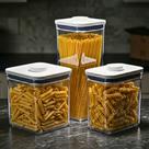 Kit Cozinha Italiana Potes Com Tampa Hermética Acrílico 3pçs Oxo POP 2.0 Originais Para Massas e Grãos