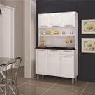 Kit cozinha itatiaia 6p 2g 1,05m rose i3g1 compacta branco