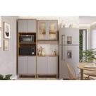 Kit Cozinha MGM 3 Peças Brilhante C3P53 Cinamomo/Platina Kit Cozinha MGM 3 Peças Brilhante C3P53 Cinamomo/Platina