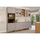 Kit Cozinha MGM 5 Peças Brilhante C5P161 Cinamomo/Platina