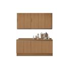 Kit Cozinha Modulada 6 Peças Maxxi (2Aéreos+2Balcões+2Complementos) C6P37 Canela - Kappesberg