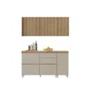 Kit Cozinha Nesher 4 Peças Rainha CZ434 Nature/Greige