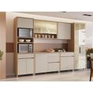 Kit Cozinha Nesher 6 Peças Condessa CZ442 Carv/Greige Kit Cozinha Nesher 6 Peças Condessa CZ442 Carv/Greige