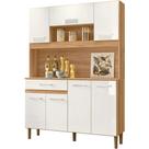 Kit cozinha nicioli magazin 120 porta fechada freijó off white cristal