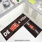 kit cozinha passadeira 100x40cm bacon a vida 60x40cm kit cozinha passadeira 100x40cm bacon a vida 60x40cm