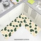 kit cozinha passadeira 120x40cm e tapete com bolinhas bege 60x40cm kit cozinha passadeira 120x40cm e tapete com bolinhas bege 60x40cm