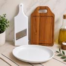 Kit Cozinha Prática - Tábua de Cozinha - Travessa - Utensílios