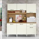 Kit Cozinha Siena 6 Portas 1 Gaveta Aramoveis 1,60 Kit Cozinha Siena 6 Portas 1 Gaveta Aramoveis 1,60