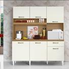 Kit Cozinha Siena 6 Portas 1 Gaveta Aramoveis 1,60 Atacama Com Off White Kit Cozinha Siena 6 Portas 1 Gaveta Aramoveis 1,60 Atacama Com Off White