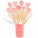 Kit Cozinha Silicone 12 Pçs Conjunto Utensílios Completo Top