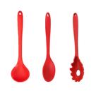 Kit Cozinha Silicone 3 Peças Vermelho - Mundiart