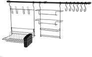 Kit Cozinha Suspensa Cook Home 9 - 1m Black - Arthi