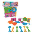 Kit cozinha toys house panelas microondas solapa bs toys mini