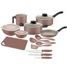 Kit Cozinha Tramontina 14 Peças Mocaccino com Panelas Antiaderentes, Facas e Utensílios Domésticos