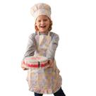 Kit Cozinheiro Com Avental & Touca Menina - Newart Toys