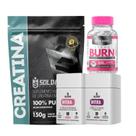 Kit Creatina 150g, Femme Burn, AZ Mulher Premium e Vitamina Cabelos Unhas Soldiers Nutrition