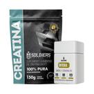 Kit Creatina 150g Ômega 3 Com Coenzima Q10 Soldiers Nutrition