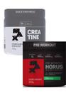 Kit creatina 150g +pré treino hórus 300g varios sabores maxtitanium