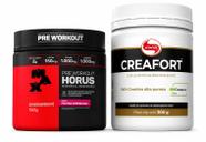 Kit Creatina Creafort Creapure 300g Vitafor e Pré Treino Horus 150g Max Titanium Kit Creatina Creafort Creapure 300g Vitafor e Pré Treino Horus 150g Max Titanium