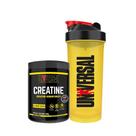 Kit Creatina Monohidratada 300g + Coqueteleira 600ml - Universal