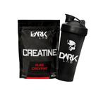 Kit Creatina Monohidratada Pura e Coqueteleira Caveira 700ml Dark Lab