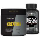 Kit Creatina Pura 300g Probiotica + Bcaa 30 Caps Black Skull Kit Creatina Pura 300g Probiotica + Bcaa 30 Caps Black Skull