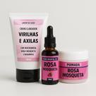 Kit Creme Clareador ìntimo + óleo de Rosa Mosque e Pomada Rosa Mosqueta Clareadora
