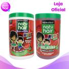 Kit Creme de Pentear Melancia + Gelatina de Melancia Kids Vegano Natuhair 1 KG