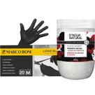 Kit creme de pimenta negra 650G E 10 pares luvas latex M proteção marco boni