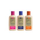 Kit Creme de Silicone Linha A 100ml Antidanos + Proteção Térmica + Queratina Tratamento e Brilho