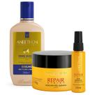 Kit Creme de Silicone Mascara e Oleo Pós Quimica Aneethun