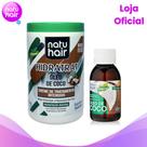 Kit Creme de Tratamento Capilar Óleo de Coco NatuHair 1kg + Óleo de Coco 60ml