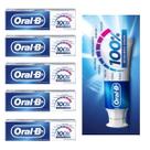 Kit Creme Dental 100% Flúor 70g Com 5 Unidades