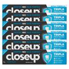 Kit Creme Dental Close Up Triple Hortelã 70g - 6 Unidades