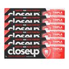 Kit Creme Dental com flúor Closeup Triple Menta Americana 70g - 6 Unidades Kit Creme Dental com flúor Closeup Triple Menta Americana 70g - 6 Unidades