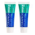 Kit Creme Dental Enzycal Curaprox 1450 75 ml Com 2 Unidades