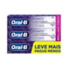 Kit Creme dental Oral-B 3D White Brilliant Fresh 3 Unidades Kit Creme dental Oral-B 3D White Brilliant Fresh 3 Unidades