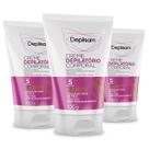 Kit Creme Depilatório Corporal Depilsam Karité 100G com 3 unidades