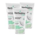 Kit Creme Desodorante Herbíssimo Care Monoi e Acido Hialuronico Bisnaga 55g - 3 unidades