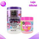 Kit Creme para Pentear Cachos é Tudo de Bom + Gelatina modeladora de cachos 3 em 1 Natuhair 500g