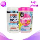 Kit Creme para pentear Cachos Intensos 1kg + Gelatina 3 em 1 Natuhair 1KG Kit Creme para pentear Cachos Intensos 1kg + Gelatina 3 em 1 Natuhair 1KG