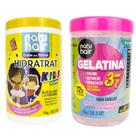 Kit Creme para Pentear Kids Vegano + Gelatina 3 em 1