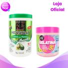 Kit Creme para Pentear Óleo de Abacate + Gelatina 3 em 1