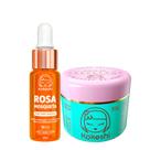 Kit Creme Pele de Porcelana Óleo de Rosa Mosqueta Puro Kokeshi