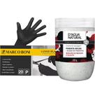 Kit creme pimenta negra e 10 pares luva latex p marco boni