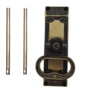 Kit Cremona Com 2 Hastes de 60cm Colonial Bronze para Janela