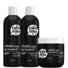 Kit Cresce Mais Que Tá Pouco! Oh My! Shampoo Cond Másc 500g