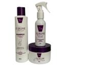 Kit Crescimento capilar Shampoo 300ml Máscara 300g e Tõnico 120ml Bio Vitalis